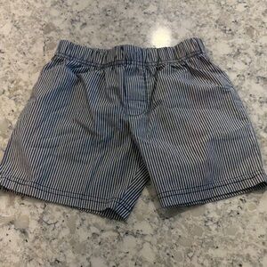 Carter's Blue and White Striped Kids Shorts